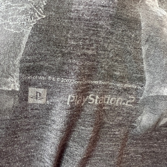 Vintage 2007 Mens Large God of War Playstation 2 Video Game Promo T-Shirt Gray - Picture 4 of 8
